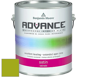 Benjamin Moore 792 Advance Interior Paint-Satin эмаль цвет 2027-10 Dark Lime