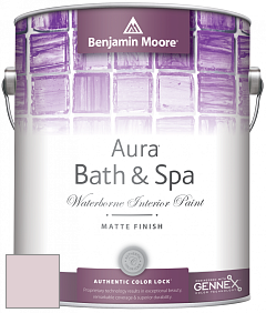 Benjamin Moore Aura 532 Bath & Spa Waterborne Interior Paint Matte Finish краска цвет NCS S 1010-R20B 