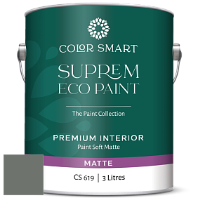 COLOR SMART CS 619 SUPREM ECO PAINT матовая краска цвет 1581 Millstone Gray
