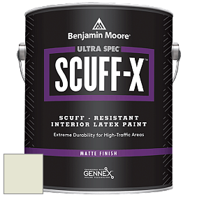 Benjamin Moore 484 Ultra Spec SCUFF-X Interior Matte Finish краска цвет OC-135 Cream Cloak