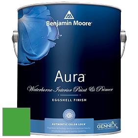 Benjamin Moore Aura 524 Waterborne Interior Eggshell Finish краска цвет RAL 6018 