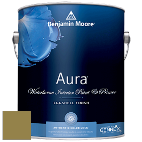 Benjamin Moore Aura 524 Waterborne Interior Eggshell Finish краска цвет 2149-20 G.I. Green