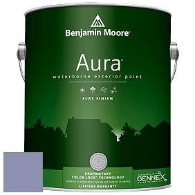 Benjamin Moore Aura 629 Waterborne Exterior Flat Finish краска цвет 2069-40 Violet Stone