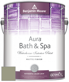 Benjamin Moore Aura 532 Bath & Spa Waterborne Interior Paint Matte Finish краска цвет HC-113 BM HC-113