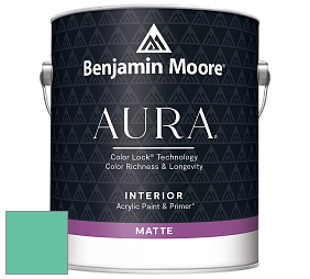 Benjamin Moore Aura 522 Interior Paint - Matte краска цвет 2043-40 Egyptian Green