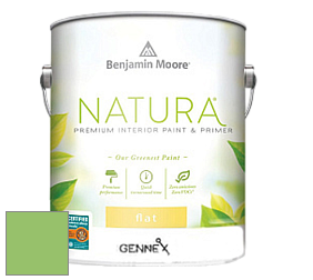 Benjamin Moore 514 Natura Interior Semi-Gloss Finish краска цвет 558 Killala Green