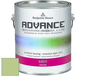 Benjamin Moore 792 Advance Interior Paint-Satin эмаль цвет 425 Lime Twist