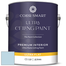 COLOR SMART CS 758 ULTRA CEILING PAINT ультраматовая краска цвет 807 Soft Sky