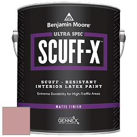 Benjamin Moore 484 Ultra Spec SCUFF-X Interior Matte Finish краска цвет 1256 Amaryllis