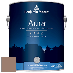 Benjamin Moore Aura 632 Waterborne Exterior Semi-Gloss Finish краска цвет 1027 Firewood