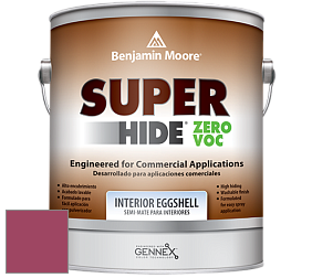 Benjamin Moore 357 Super Hide Zero Voc Interior Eggshell краска цвет 2078-20 Raspberry Glaze