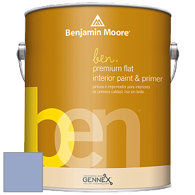 Benjamin Moore Ben W625 Premium Interior Latex Flat краска цвет NCS S 2030-R70B 