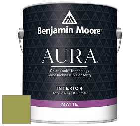 Benjamin Moore Aura 522 Interior Paint - Matte краска цвет 406 Huntington Green