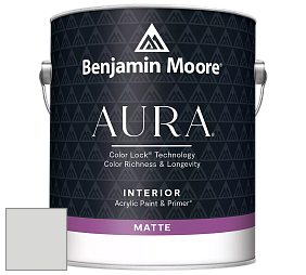 Benjamin Moore Aura 522 Interior Paint - Matte краска цвет 1611 Graytint