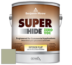 Benjamin Moore 355 Super Hide Zero Voc Interior Flat краска цвет 439 Palisades Park