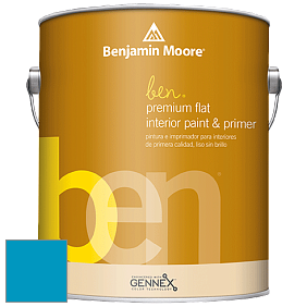 Benjamin Moore Ben W625 Premium Interior Latex Flat краска цвет NCS S 1565-B 