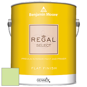 Benjamin Moore 547 Regal Select Waterborne Interior Flat Finish краска цвет 2031-50 Key Lime