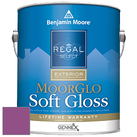 Benjamin Moore W096 Regal Select Exterior Paint-Moor GloSoft Gloss Finish краска цвет 2074-30 Twilight Magenta