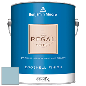 Benjamin Moore 549 Regal Select Waterborne Interior Eggshell Finish краска цвет 1662 Mediterranean Sky