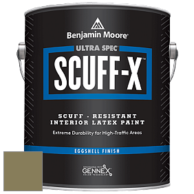 Benjamin Moore 485 Ultra Spec SCUFF-X Interior Eggshell Finish краска цвет 496 Chopped Dill