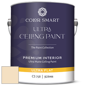 COLOR SMART CS 758 ULTRA CEILING PAINT ультраматовая краска цвет 923 French Vanilla