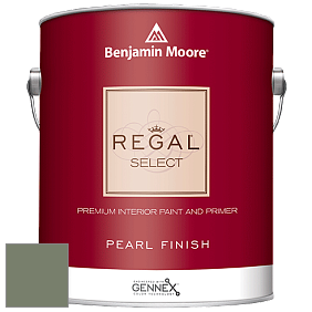 Benjamin Moore 550 Regal Select Waterborne Interior Pearl Finish краска цвет 468 Cambridge Green