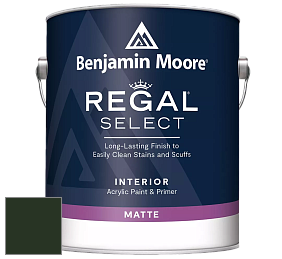 Benjamin Moore 548 IRegal Select Interior Paint - Matte краска цвет RAL 6007 