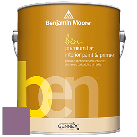 Benjamin Moore Ben W625 Premium Interior Latex Flat краска цвет 1371 Plum Perfect
