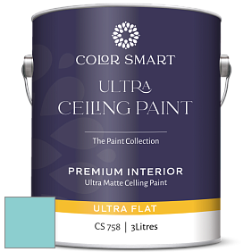 COLOR SMART CS 758 ULTRA CEILING PAINT ультраматовая краска цвет 738 Clearlake