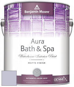 Benjamin Moore Aura 532 Bath & Spa Waterborne Interior Paint Matte Finish краска цвет NCS S 1515-R60B 