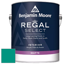 Benjamin Moore 548 IRegal Select Interior Paint - Matte краска цвет 658 Neptune Green