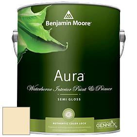 Benjamin Moore Aura 528 Waterborne Interior Semi-gloss Finish краска цвет 931 Royal Linen
