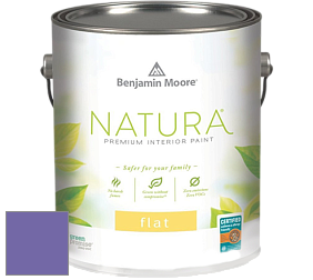 Benjamin Moore 512 Natura Interior Flat Finish матовая краска цвет NCS S 3050-R60B 