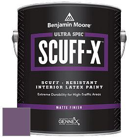 Benjamin Moore 484 Ultra Spec SCUFF-X Interior Matte Finish краска цвет 1372 Ultra Violet