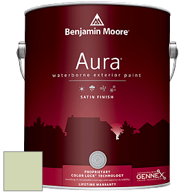 Benjamin Moore Aura 631 Waterborne Exterior Satin Finish краска цвет 541 Veranda View