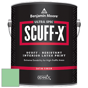 Benjamin Moore 486 Ultra Spec SCUFF-X Interior Satin Finish краска цвет NCS S 1040-G10Y 