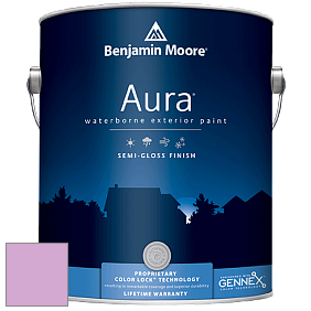 Benjamin Moore Aura 632 Waterborne Exterior Semi-Gloss Finish краска цвет 2075-50 Pink Taffy