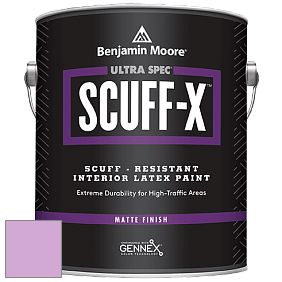 Benjamin Moore 484 Ultra Spec SCUFF-X Interior Matte Finish краска цвет 2074-50 Exotic Fuchsia