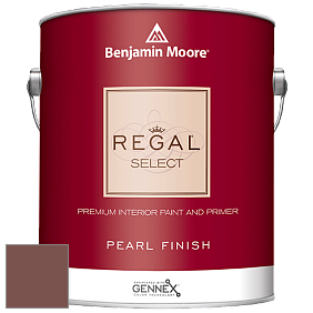 Benjamin Moore 550 Regal Select Waterborne Interior Pearl Finish краска цвет 2104-30 Harvest Brown