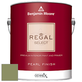 Benjamin Moore 550 Regal Select Waterborne Interior Pearl Finish краска цвет 433 Forest Hills Green