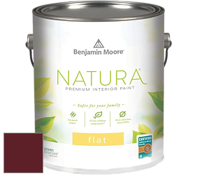 Benjamin Moore 512 Natura Interior Flat Finish матовая краска цвет RAL 3005 