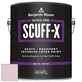 Benjamin Moore 484 Ultra Spec SCUFF-X Interior Matte Finish краска цвет 2082-60 Pink Innocence