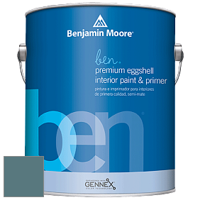 Benjamin Moore Ben W626 Premium Interior Latex Eggshell краска цвет 720 Bella Blue