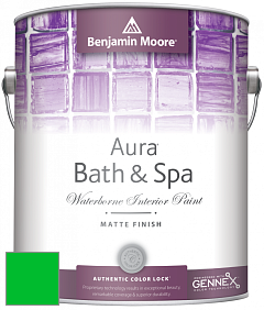 Benjamin Moore Aura 532 Bath & Spa Waterborne Interior Paint Matte Finish краска цвет RAL 6038 