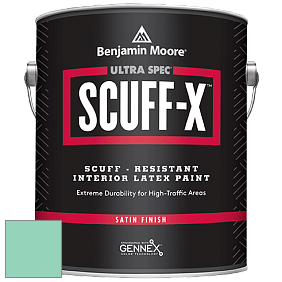 Benjamin Moore 486 Ultra Spec SCUFF-X Interior Satin Finish краска цвет 591 Spring Fresh