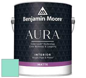 Benjamin Moore Aura 522 Interior Paint - Matte краска цвет 2044-50 Bermuda Teal