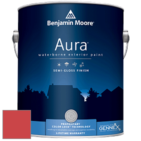 Benjamin Moore Aura 632 Waterborne Exterior Semi-Gloss Finish краска цвет 2009-20 Salsa