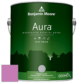 Benjamin Moore Aura 629 Waterborne Exterior Flat Finish краска цвет 2076-40 Raspberry Mousse