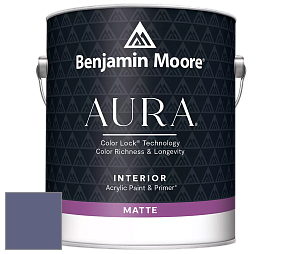 Benjamin Moore Aura 522 Interior Paint - Matte краска цвет 2069-30 Darkest Grape
