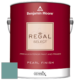 Benjamin Moore 550 Regal Select Waterborne Interior Pearl Finish краска цвет 677 Azure Water